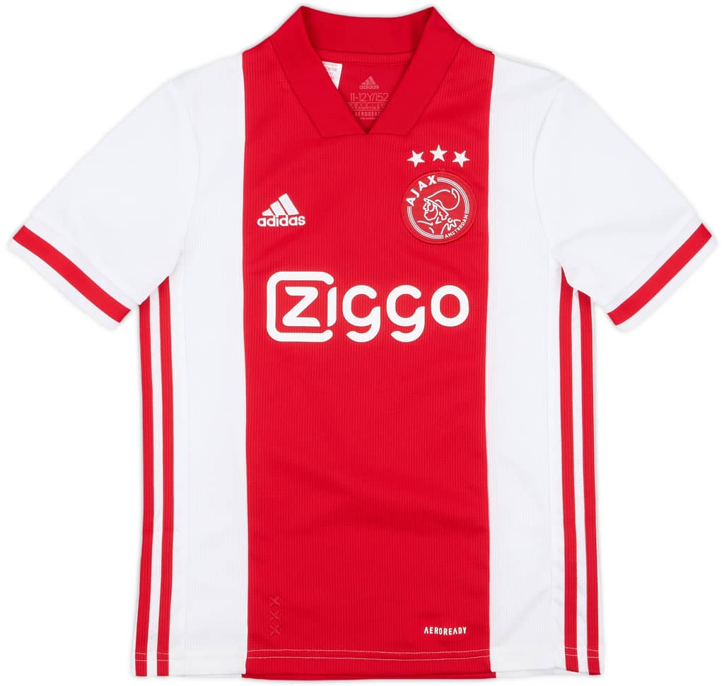 2020-21 Ajax Home Shirt - 9/10 - (M.Boys)