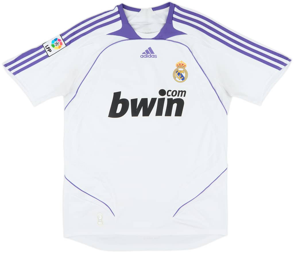 2007-08 Real Madrid Home Shirt - 6/10 - (XL)