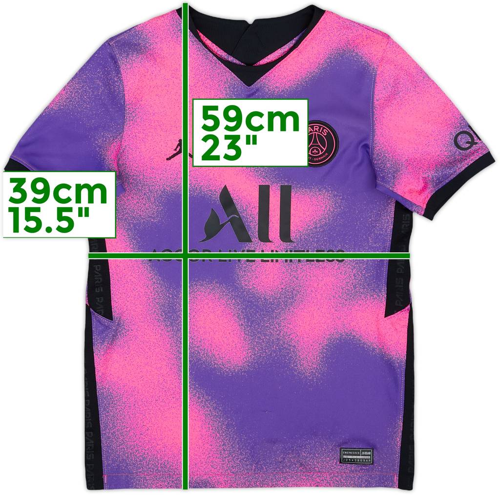 2020-21 Paris Saint-Germain Fourth Shirt - 9/10 - (M.Boys)