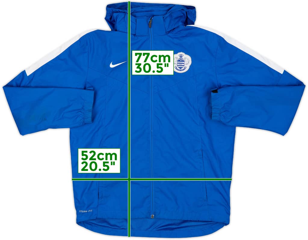 2014-15 QPR Nike Hooded Track Jacket - 7/10 - (XL.Boys)