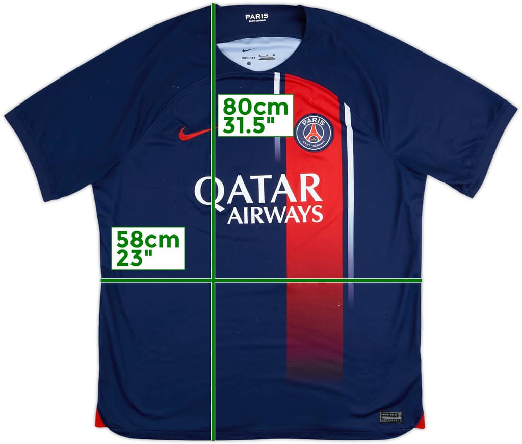 2023-24 Paris Saint-Germain Home Shirt - 5/10 - (XL)