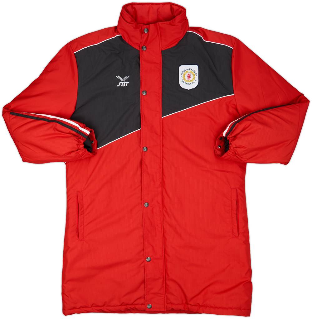 2018-19 Crewe Alexandra FBT Padded Bench Coat - 10/10 - (M)
