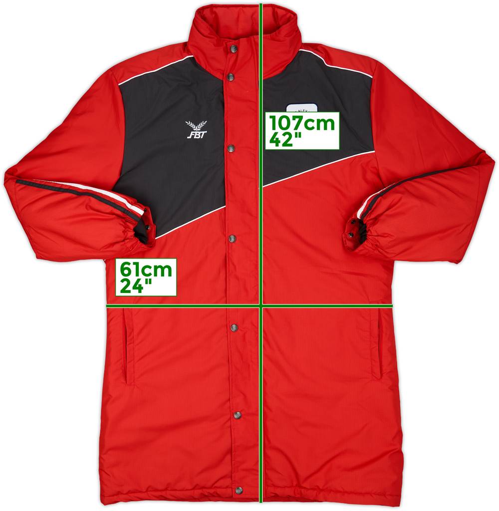 2018-19 Crewe Alexandra FBT Padded Bench Coat - 10/10 - (M)