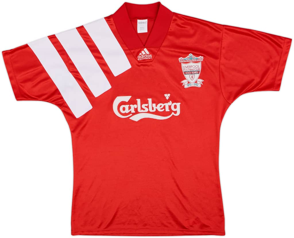 1992-93 Liverpool Centenary Home Shirt - 8/10 - (M)