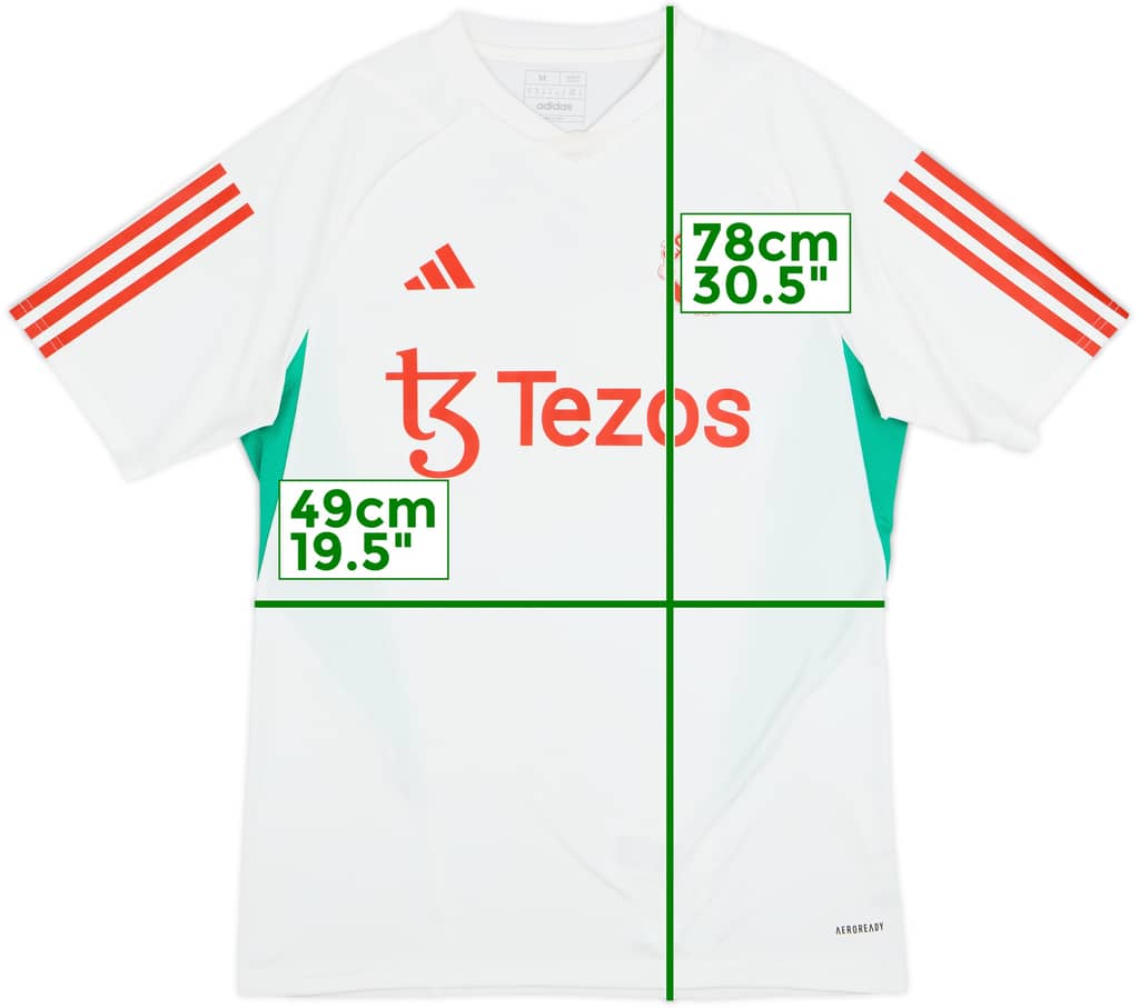 2023-24 Manchester United adidas Training Shirt - 9/10 - (M)