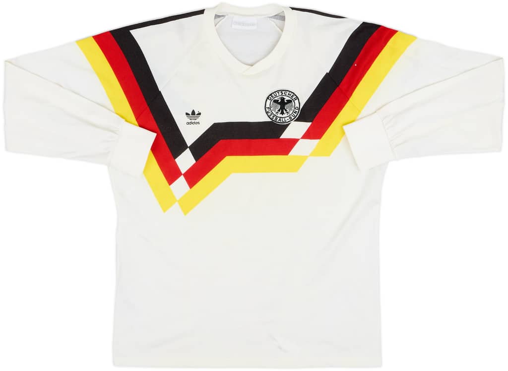 1988-90 West Germany Home L/S Shirt - 6/10 - (L)