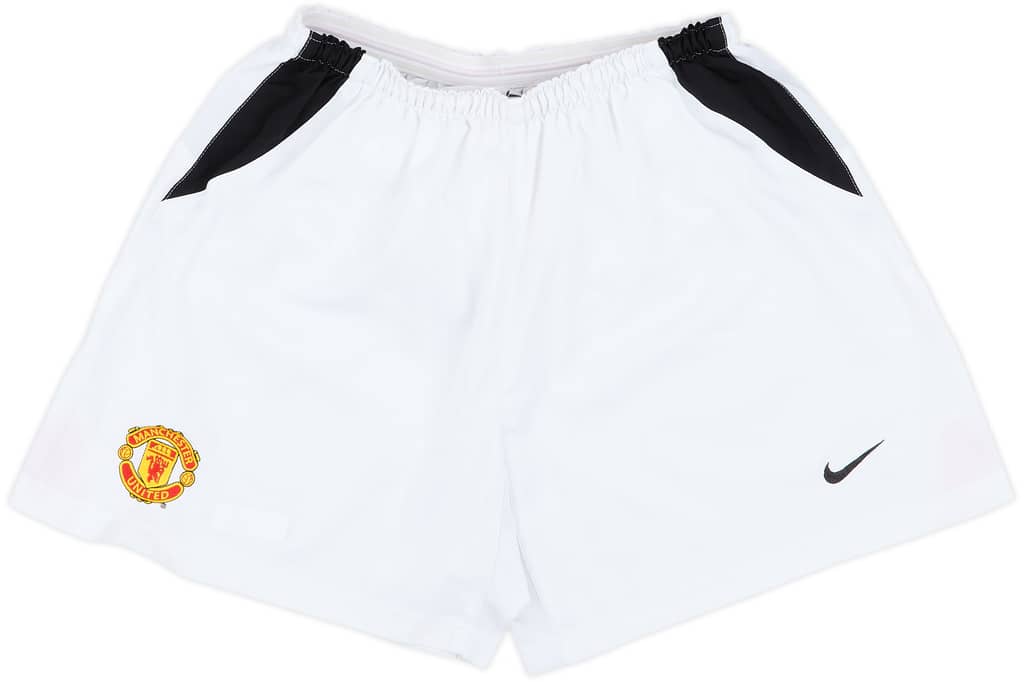 2002-04 Manchester United Home Shorts - 8/10 - (L)