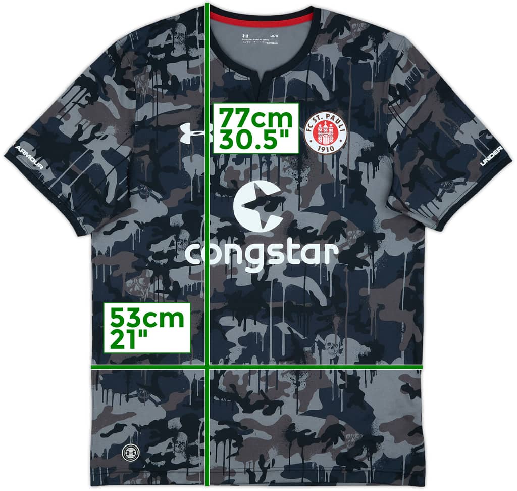 2017-18 St Pauli Third Shirt - 8/10 - (L)