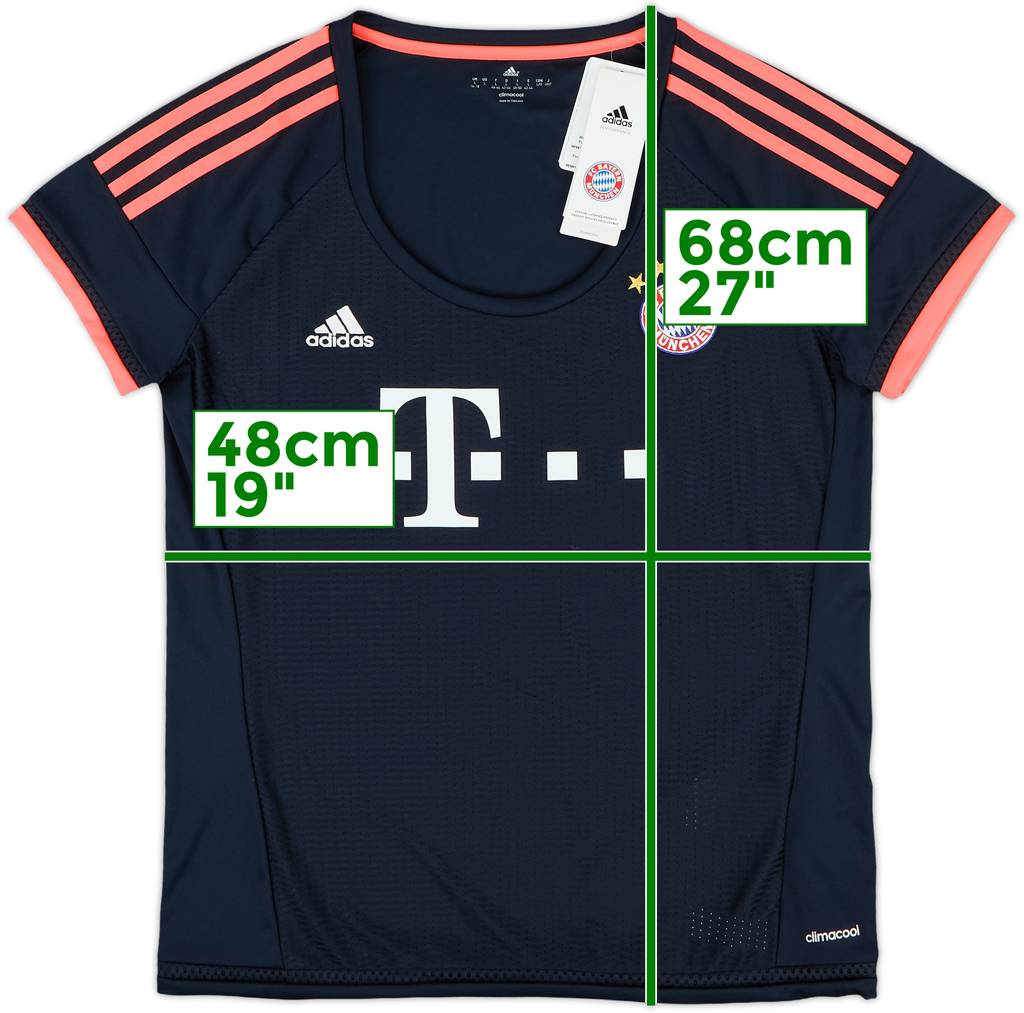 2015-16 Bayern Munich Third Shirt (Women's L)