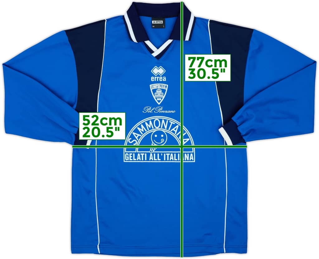 2003-04 Empoli Errea Training L/S Shirt - 8/10 - (L)
