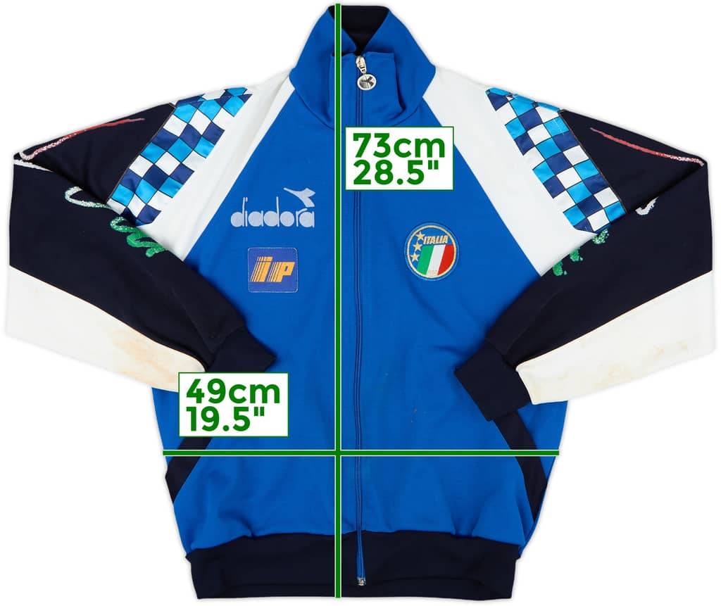 1990 Italy Diadora Track Jacket - 4/10 - (M)