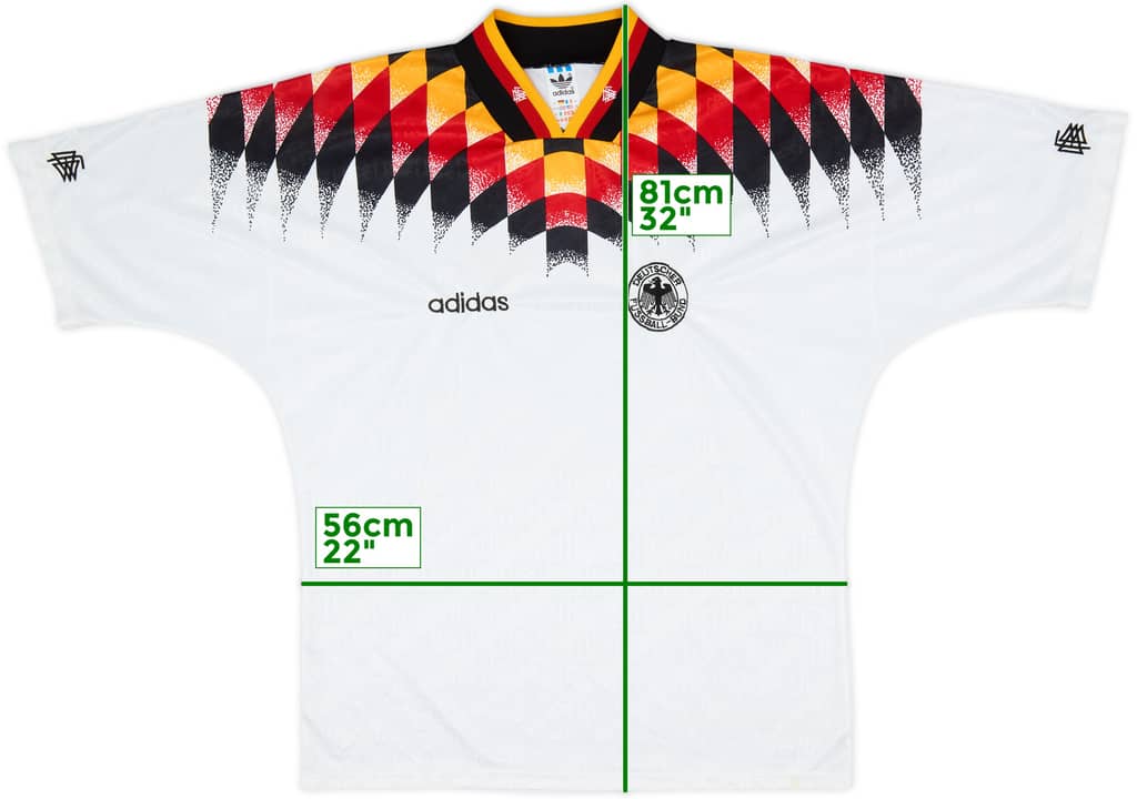 1994-96 Germany Home Shirt - 8/10 - (XL)