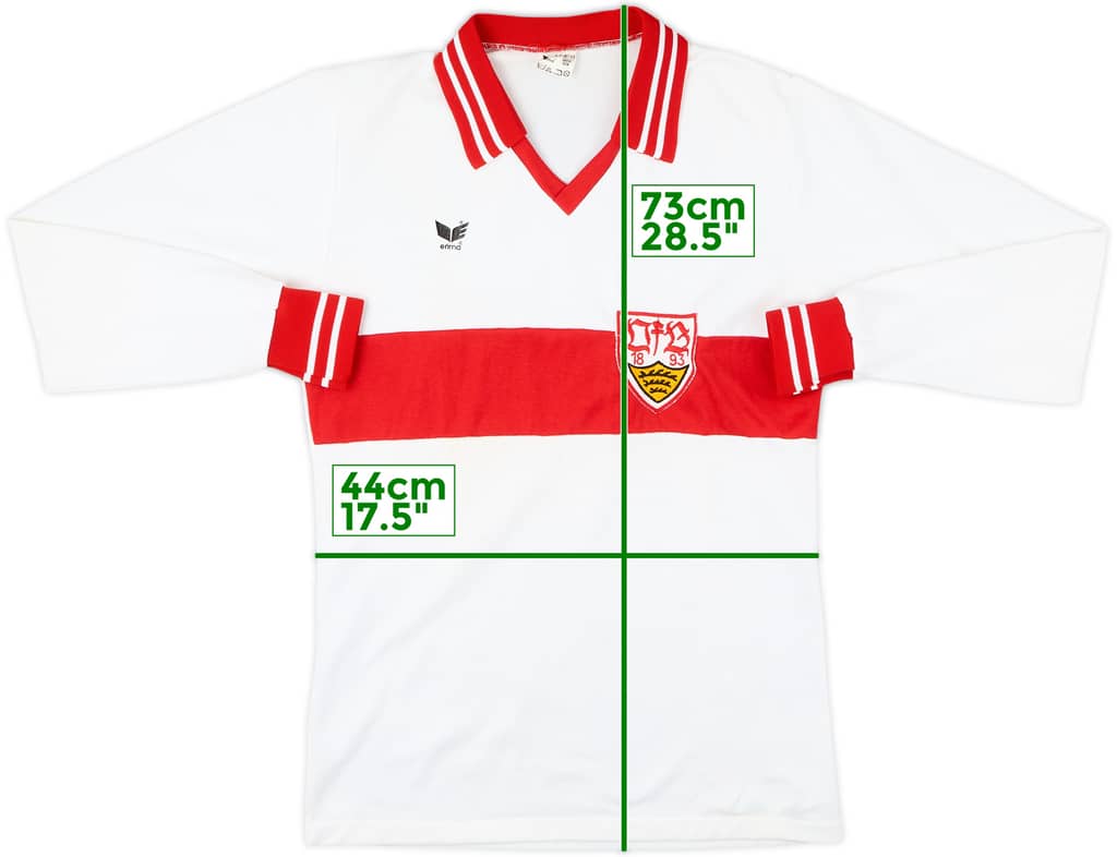 1980-81 Stuttgart Home L/S Shirt - 7/10 - (M)