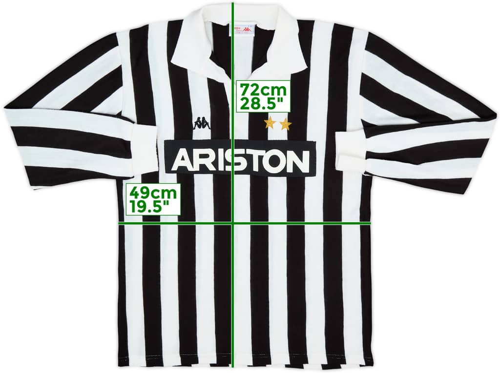 1982-83 Juventus Home L/S Shirt - 8/10 - (L)