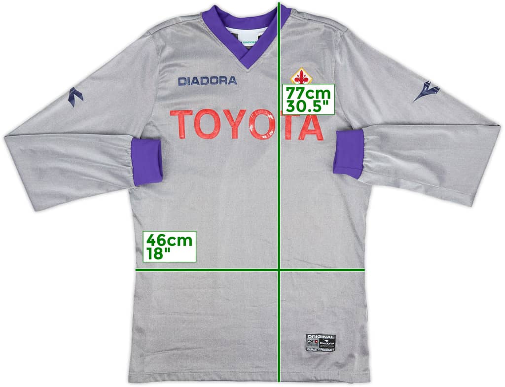2000-01 Fiorentina Third L/S Shirt - 6/10 - (XL)