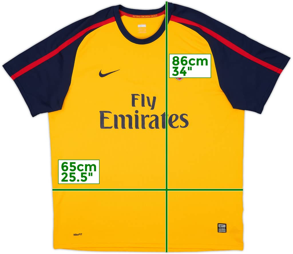 2008-09 Arsenal Away Shirt - 5/10 - (XXL)