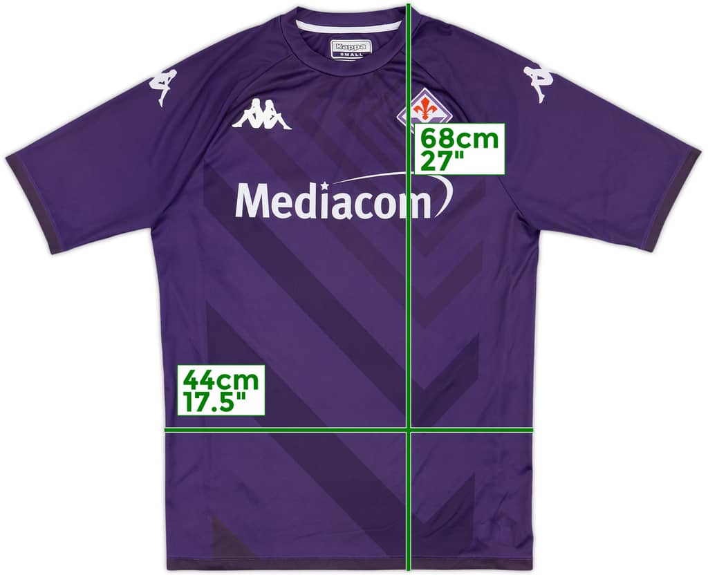 2022-23 Fiorentina Home Shirt - 8/10 - (S)