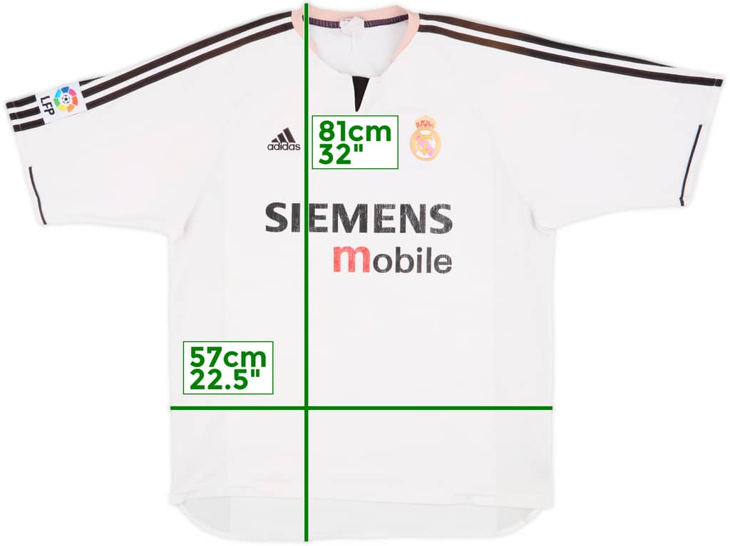 2003-04 Real Madrid Home Shirt - 5/10 - (XL)