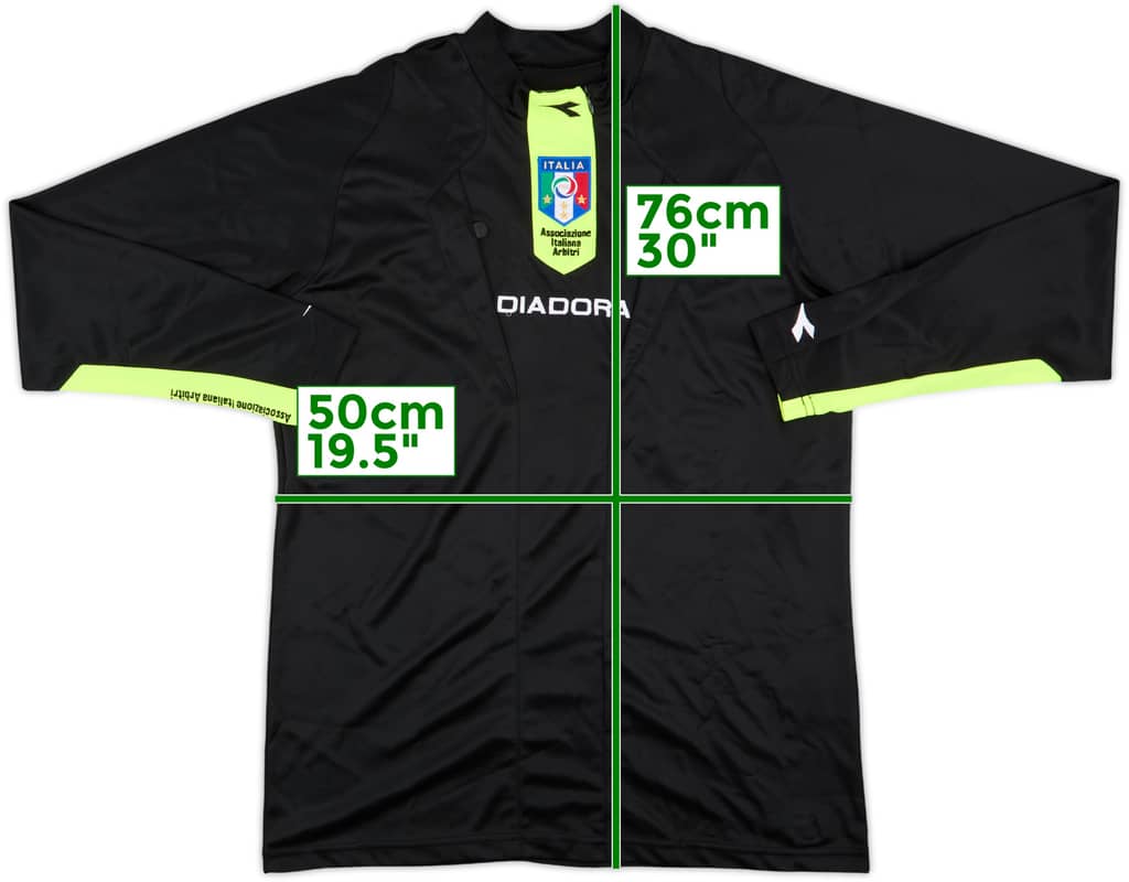 2000s Italy Diadora Referee L/S Shirt - 9/10 - (M)