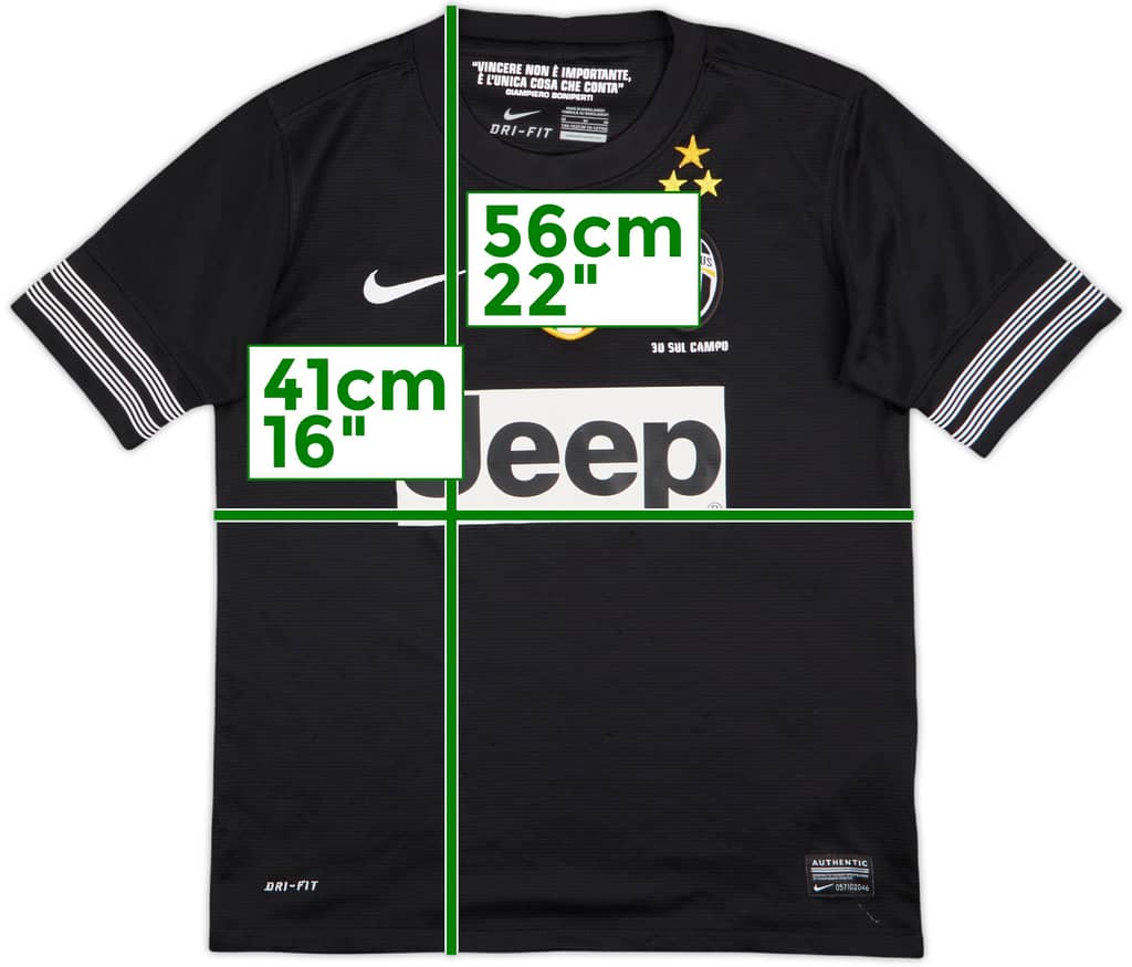 2012-13 Juventus Away Shirt - 8/10 - (M.Boys)