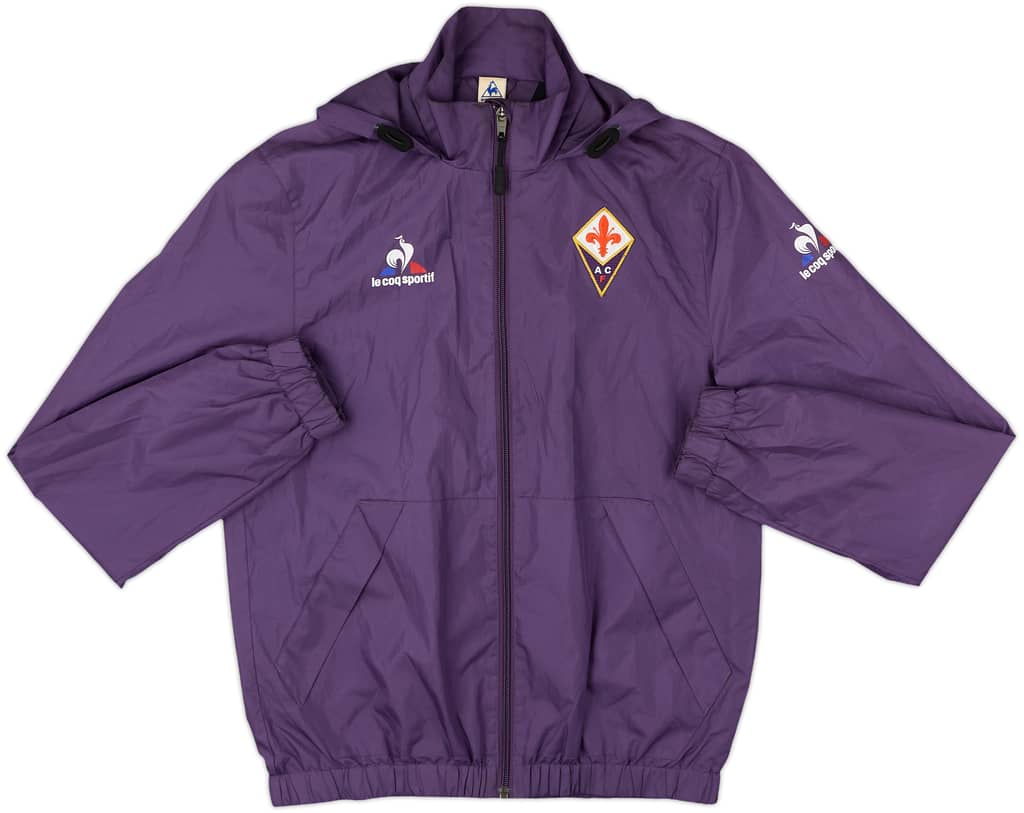 2015-16 Fiorentina Le Coq Sportif Hooded Rain Jacket - 8/10 - (XS)
