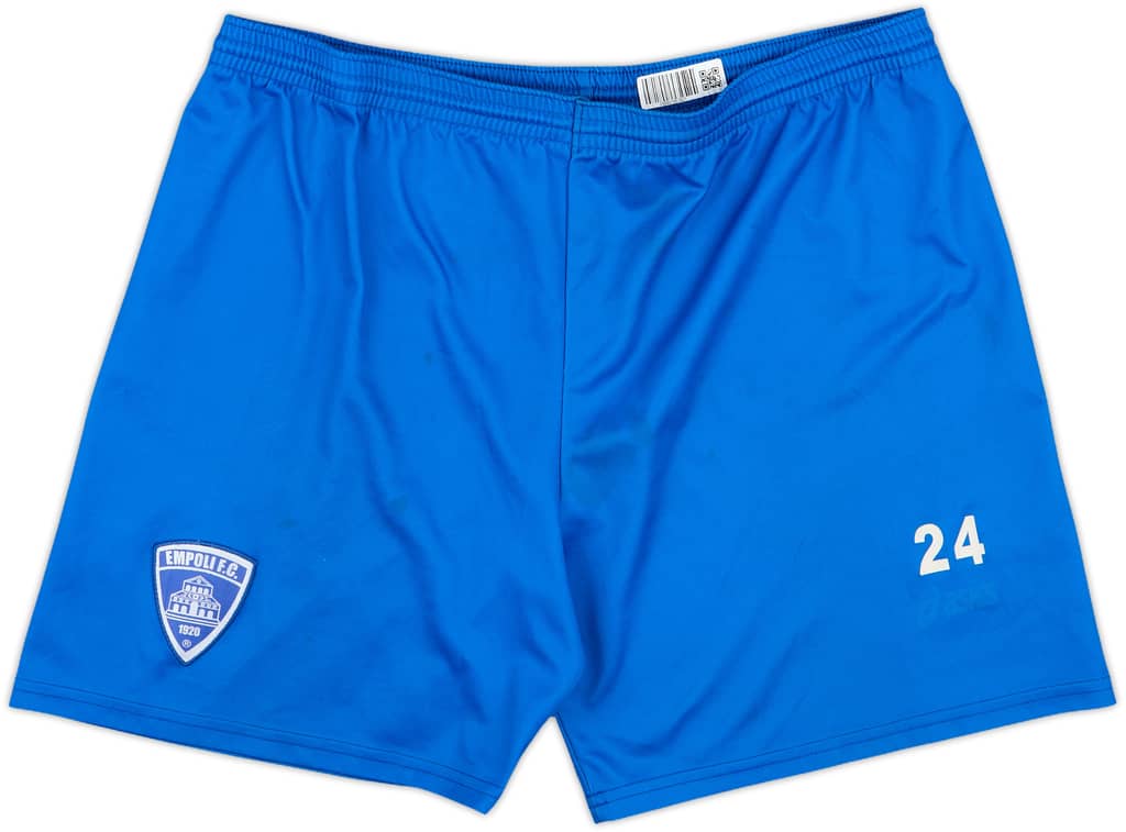 2004-05 Empoli Player Issue Home Shorts #24 - 4/10 - (L)