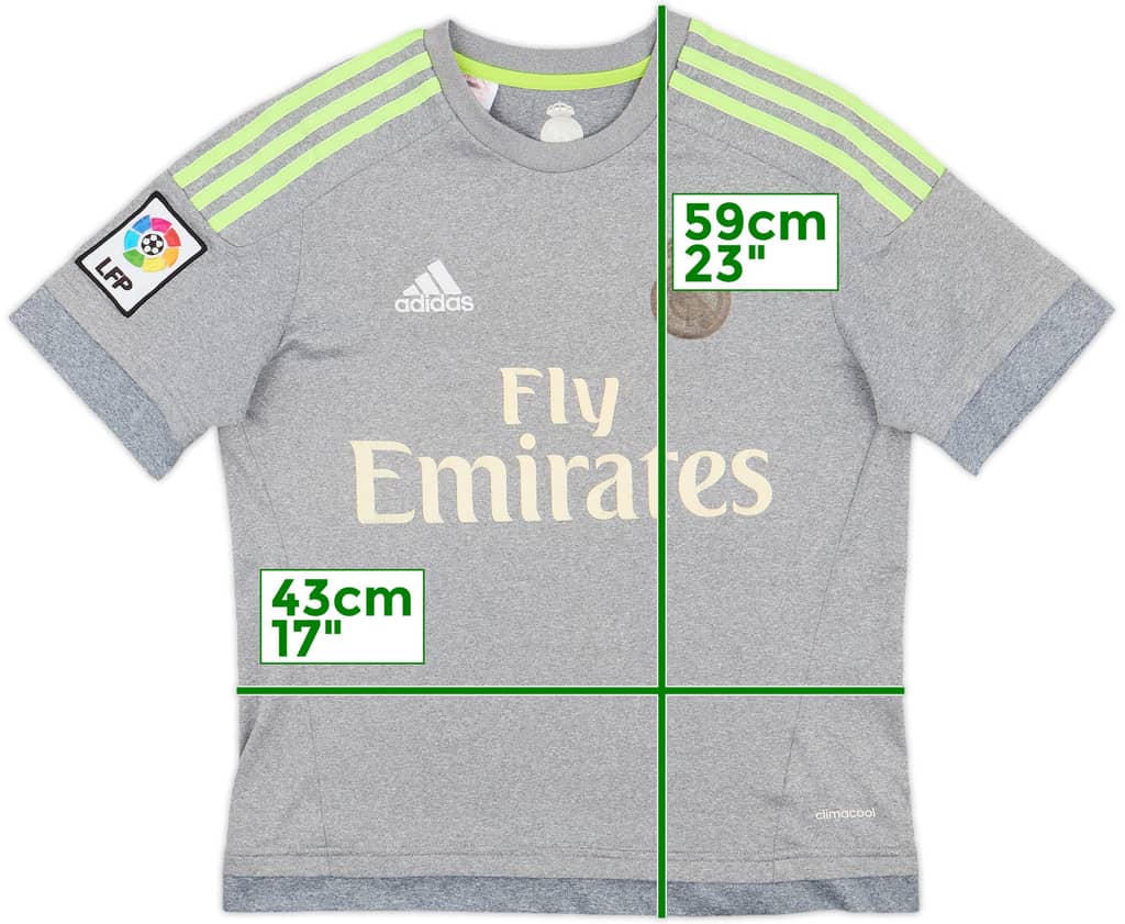2015-16 Real Madrid Away Shirt - 3/10 - (L.Boys)