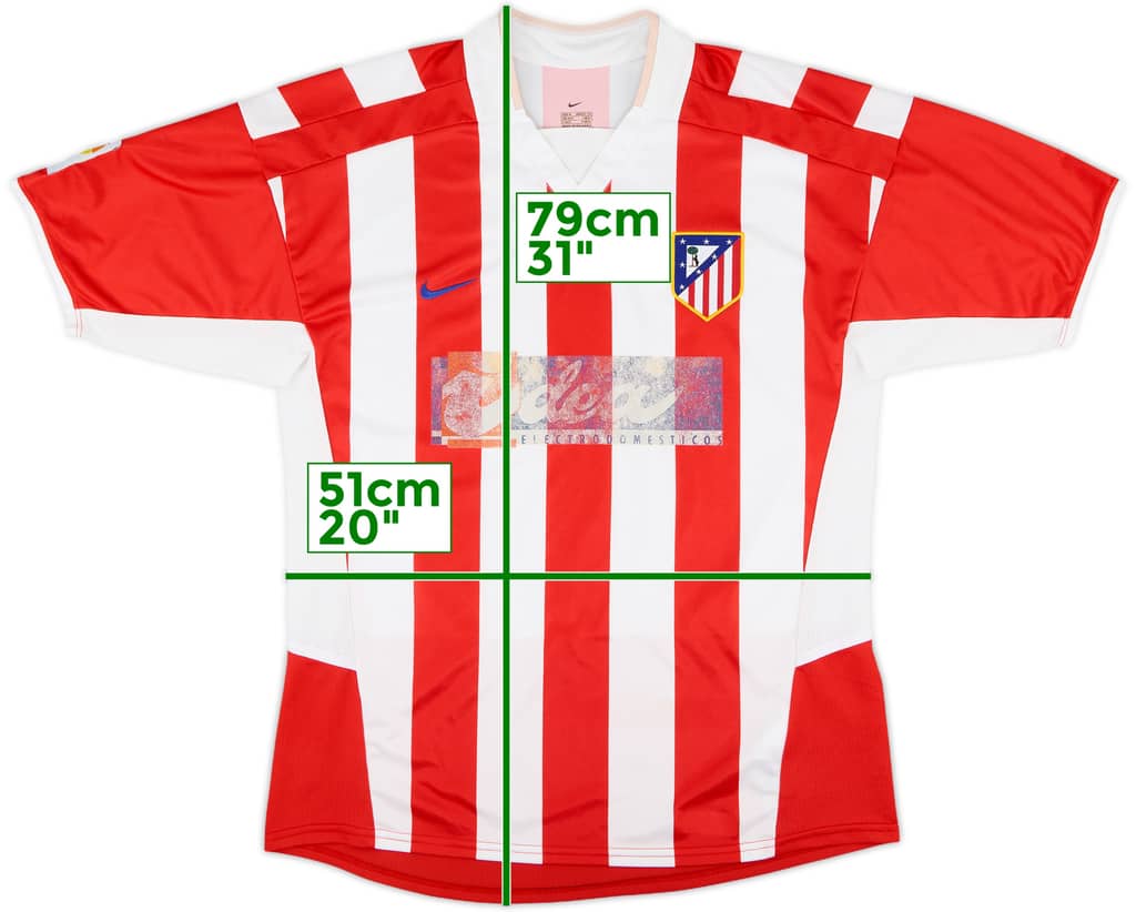 2002-03 Atletico Madrid Home Shirt - 5/10 - (M)