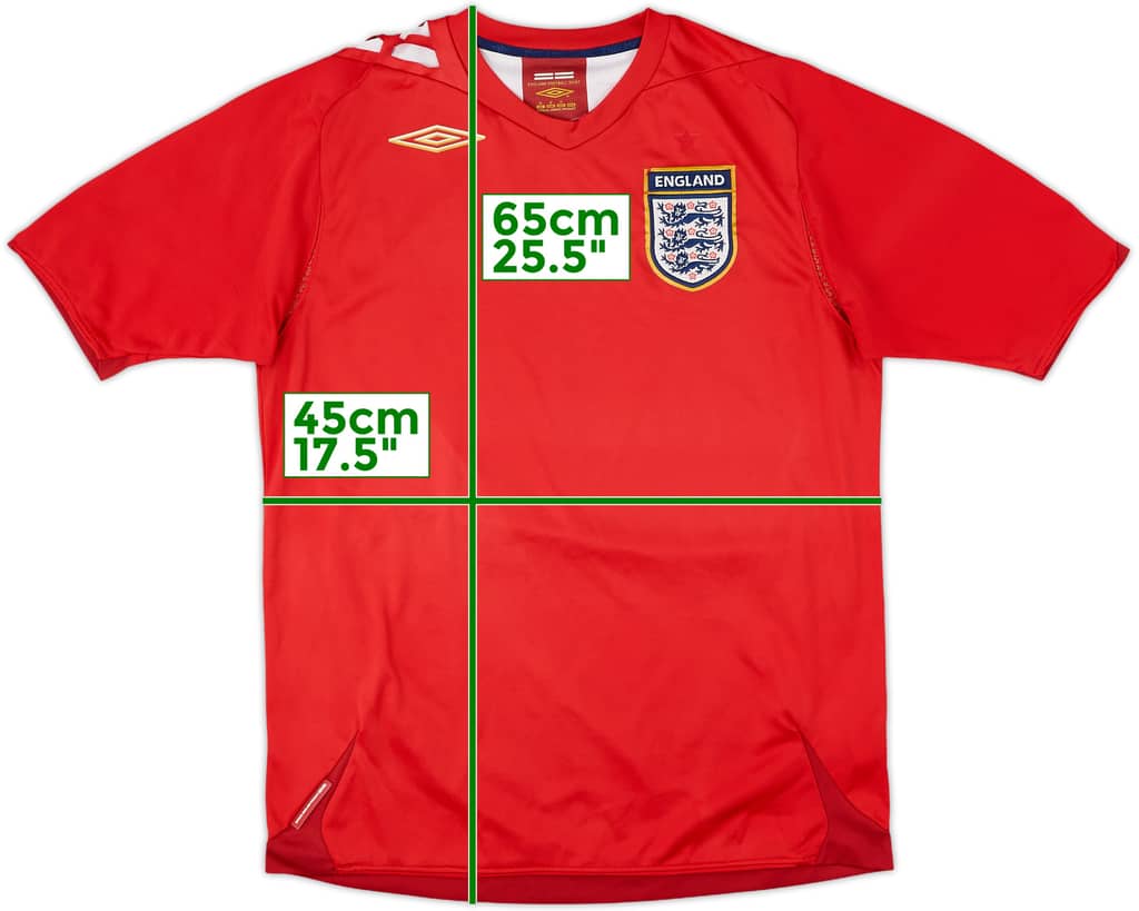 2006-08 England Away Shirt - 4/10 - (M)