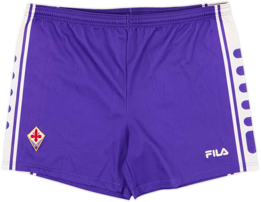 1999-00 Fiorentina Home Shorts - 8/10 - (L)
