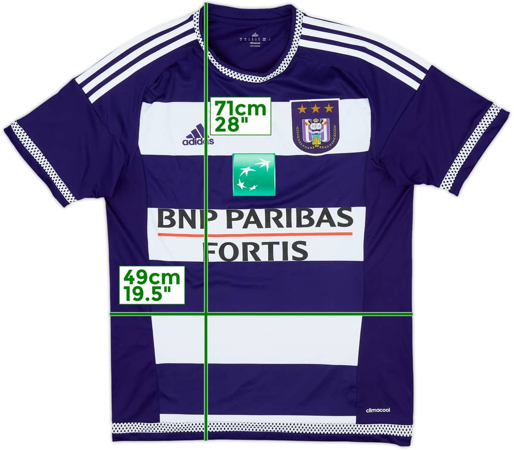 2015-16 Anderlecht Home Shirt - 7/10 - (M)