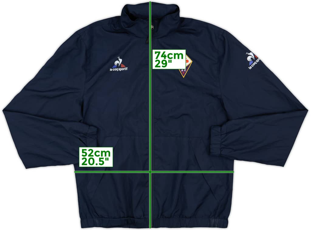 2015-16 Fiorentina Le Coq Sportif Hooded Rain Jacket - 8/10 - (M)