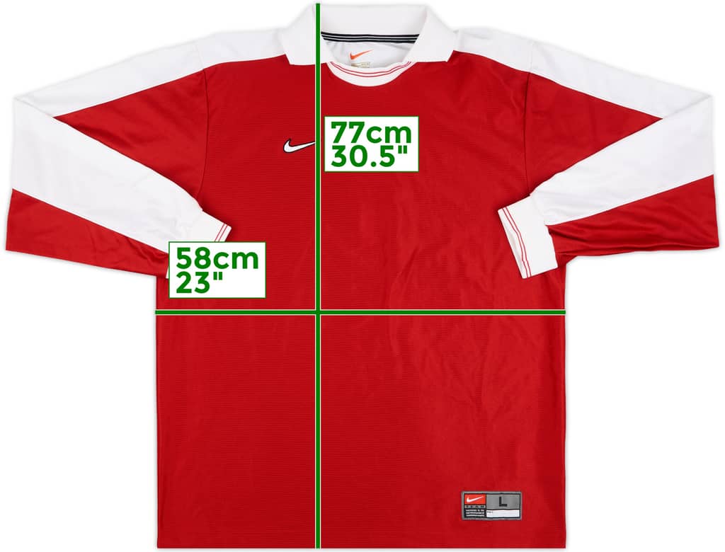 1999-00 Nike Template L/S Shirt - 9/10 - (L)