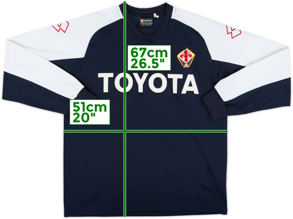 2005-07 Fiorentina Lotto Training L/S Shirt - 5/10 - (M)