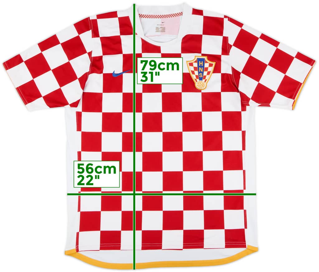 2006-08 Croatia Home Shirt - 7/10 - (L)
