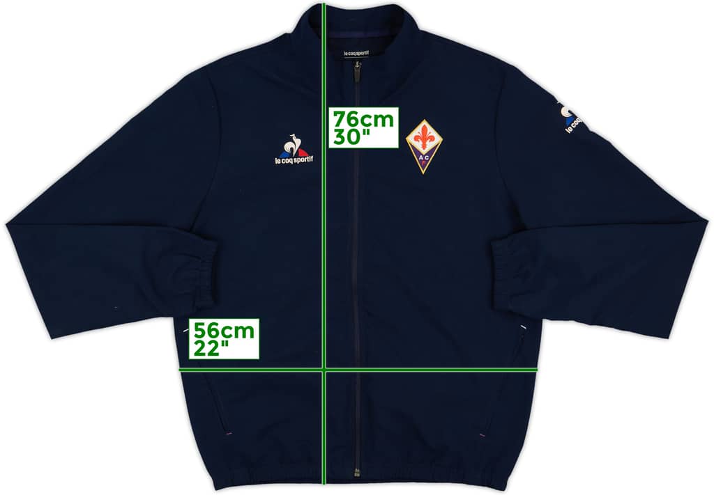 2015-16 Fiorentina Le Coq Sportif Track Jacket - 8/10 - (L)