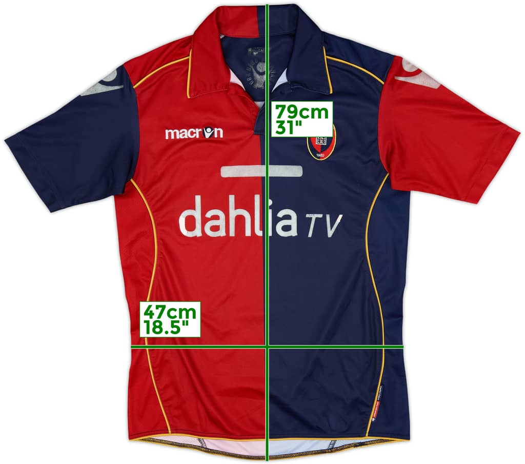 2010-11 Cagliari Home Shirt - 4/10 - (L)