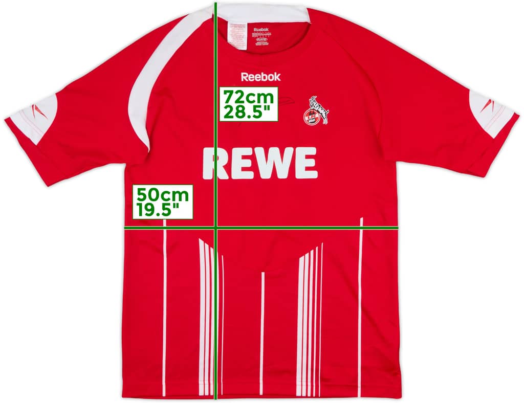 2009-10 FC Koln Signed Home Shirt - 7/10 - (XL.Boys)