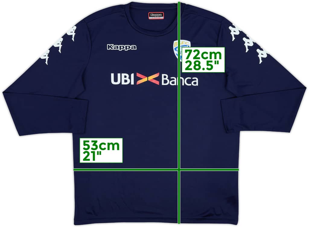 2018-19 Brescia Kappa Training L/S Shirt - 8/10 - (L)