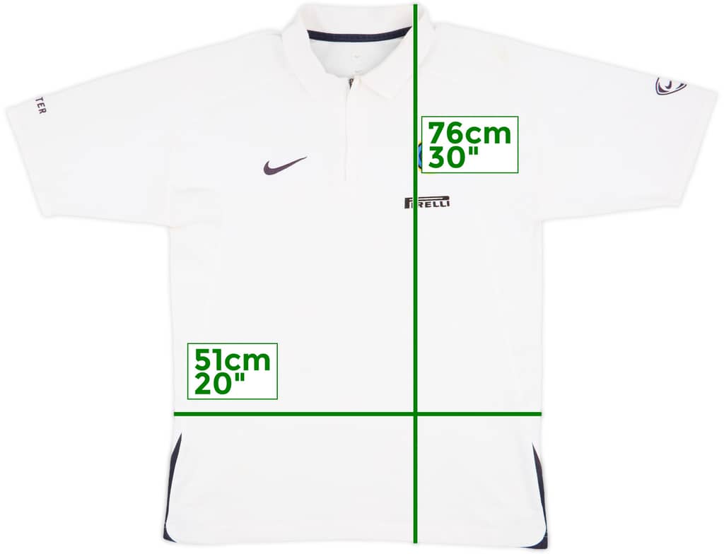 2005-06 Inter Milan Nike Polo Shirt - 8/10 - (L)