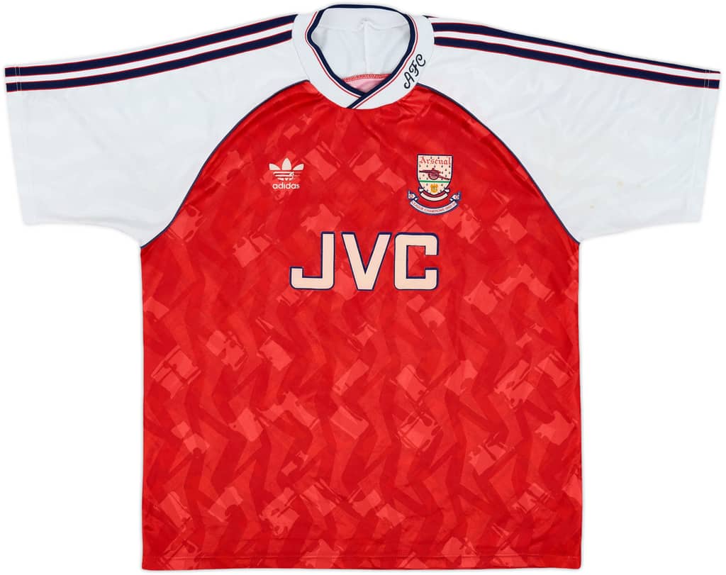 1990-92 Arsenal 'League Champions' Home Shirt - 5/10 - (XL)