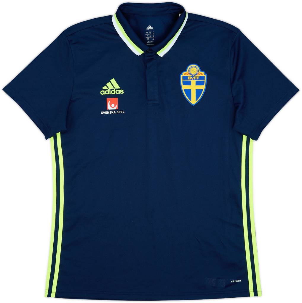 2016-17 Sweden adidas Polo Shirt - 8/10 - (L)