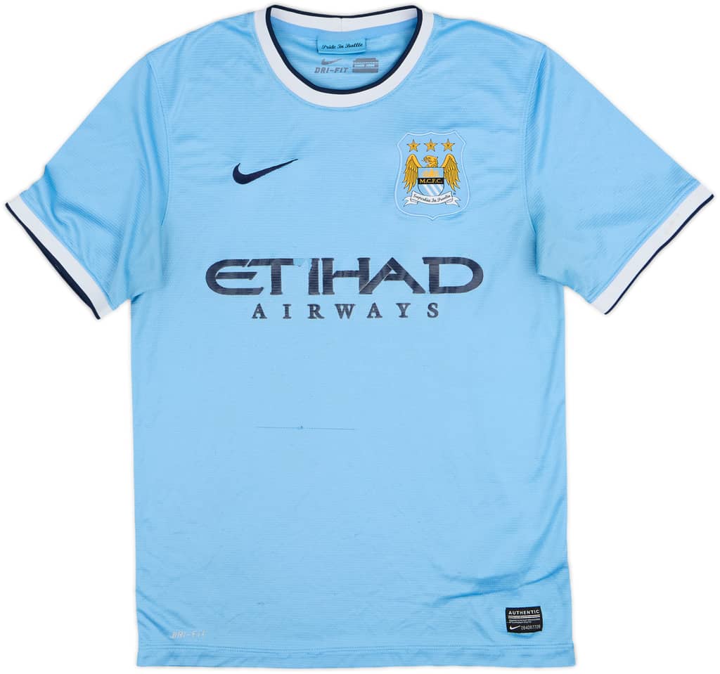 2013-14 Manchester City Home Shirt - 5/10 - (S)