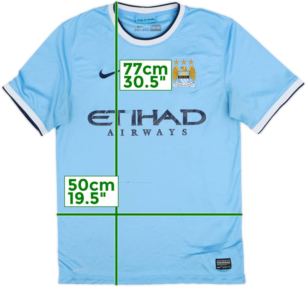 2013-14 Manchester City Home Shirt - 5/10 - (S)