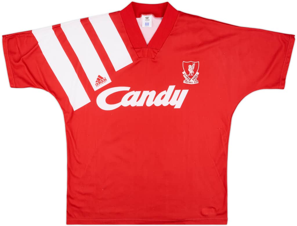 1991-92 Liverpool Home Shirt - 7/10 - (L)