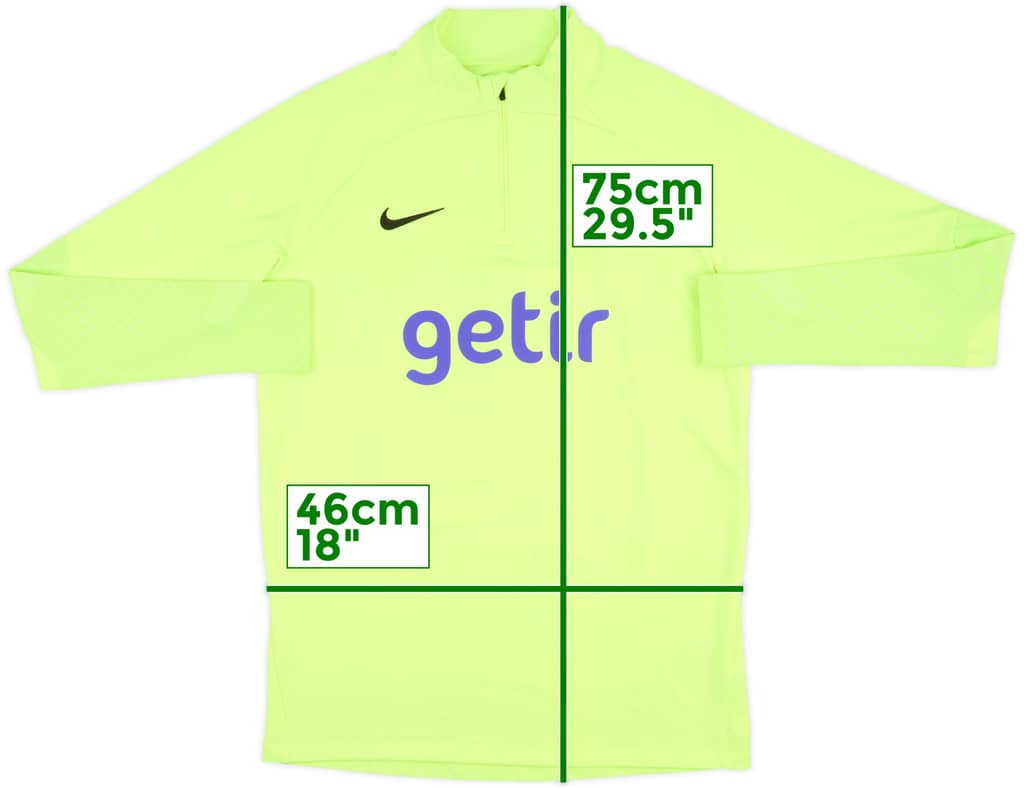 2022-23 Tottenham Nike 1/4 Zip Drill Top - 8/10 - (M)