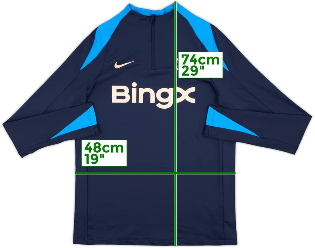 2024-25 Chelsea Nike 1/4 Zip Training Top - 6/10 - (M)