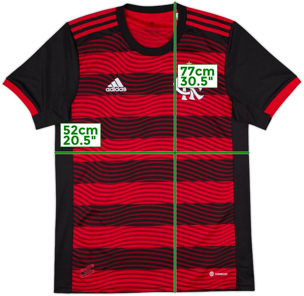 2022 Flamengo Home Shirt - 10/10 - (M)