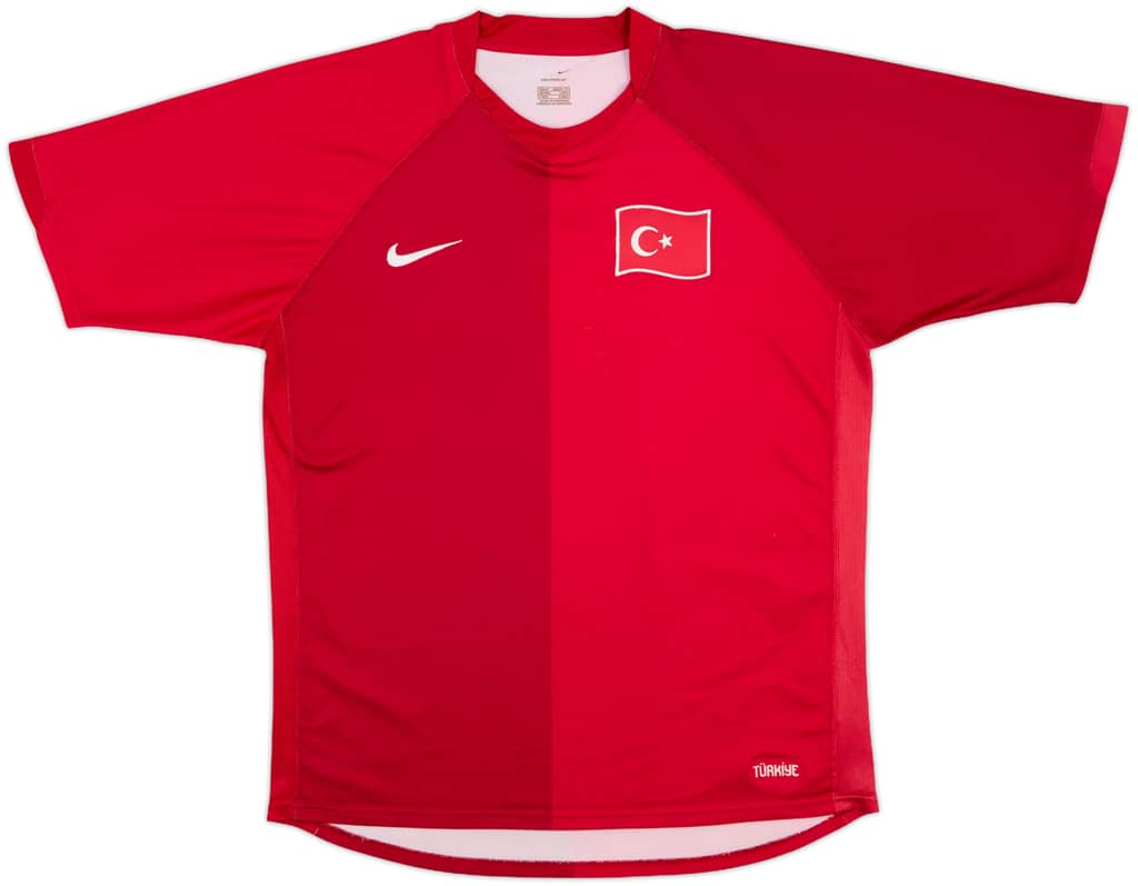 2006-08 Turkey Home Shirt - 9/10 - (M)