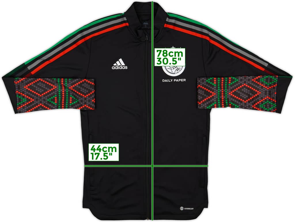 2022-23 Ajax adidas x Daily Paper Track Jacket - 8/10 - (S)